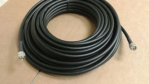 US MADE LMR-400 Ham Radio LMR Antenna PL259 to PL259 coax cable 50 FT - Picture 1 of 3