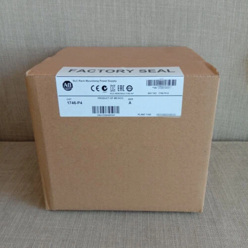 A B 1 New Factory Sealed AB 1746-P4 SER A SLC 500 SLC Rack Mount Power Supply 1746P4