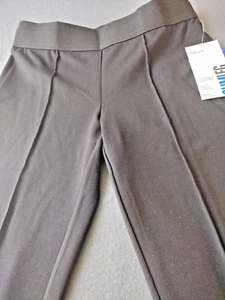 Style & Co Petite Women's Pants/Slacks Stretch Size P/L Ebony Black Slim Leg NEW - Imagen 1 de 18