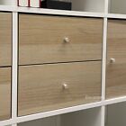 IKEA KALLAX Insert with 2 drawers white stained oak effect 13×13"  BRAND NEW
