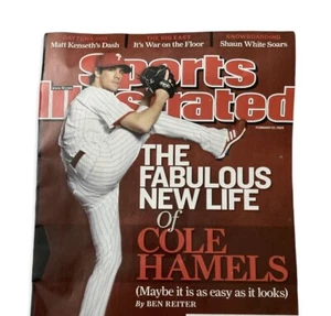 MAGAZINE Sports Illustrated 2009 Cole Hammels Philadelphia Phillies (Feb 23) - Picture 1 of 1