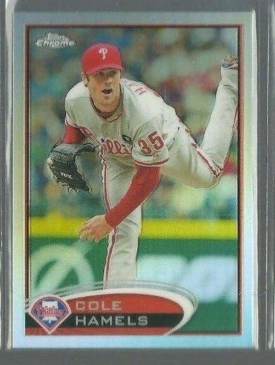  2012 Topps Chrome Refractors #36 Cole Hamels (ref 57840) - Image 1 of 1