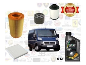 FILTERSET INSPEKTIONSPAKET + 6 L SELENIA 5W40 WR FIAT DUCATO 2.3 MULTIJET 2006-2011 - Bild 1 von 1