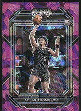 2023-24 Panini Prizm Draft Picks Prizms Purple Ice #17 Ausar Thompson /149 