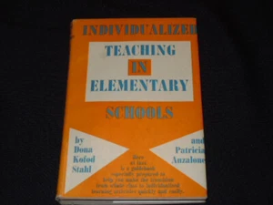 INDIVIDUALIZED TEACHING IN ELEMENTARY SCHOOLS 1970 Stahl/Anzalone 6th Pr. HC/DJ - Picture 1 of 15