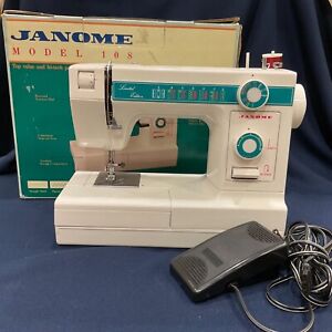 VTG Janome New Home Limited Edition Model 108 Sewing Machine W Original Box 