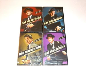 NEW Sealed BAT MASTERSON Volumes 1 2 3 4 DVD 8 Discs Gene Barry 60+ Episodes! - Picture 1 of 19