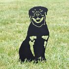 Rottweiler Black Metal Dog Silhouette