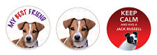 2 x JACK RUSSELL Dog vinyl car, van decal sticker Pet Animal Lover Present