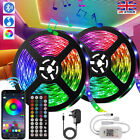 LED Strip Lights 5-20M RGB Colour Changing Tape Kitchen Cabinet Lighting UK