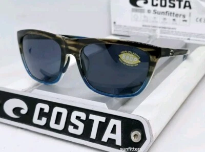 COSTA DEL MAR wahoo/gray CHEECA polarized 580P sunglasses NEW IN BOX! - Image 1 of 4