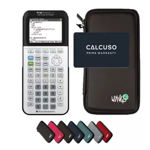 TI-83 Premium CE Edition Python inkl. WYNGS Schutztasche Schwarz - Grafikrechner - Bild 1 von 6