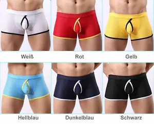 81-007 Premium 3D Herren Boxer Shorts Pants Frontbeutel in 6 Farben in S bis L - Bild 1 von 43