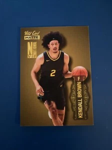 2022 Wild Card Matte National VIP Basketball MBN-12 Kendall Brown - Picture 1 of 1