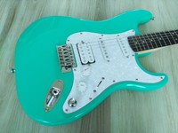 Fender Stratocaster Guitar TurboCharged w/ Blender MOD Seafoam Squier Strat DEMO