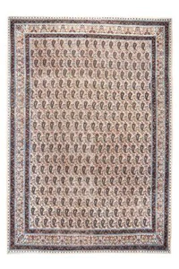 Rug Handmade Traditional Vintage Oriental Wool Cream & Red Rug 260 x 363 cm - Picture 1 of 10