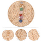 Chakra Healing Stone Kit - DIY Wood Board Set - Seven Star Array Energy Stones