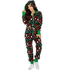 Women Men Christmas Onsie1 Jumpsuit Xmas Printed One Piece Sleepwear Sleepwear