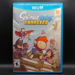 Scribblenauts: Unmasked (Nintendo Wii U, 2012) CIB VG Complete - Picture 1 of 4