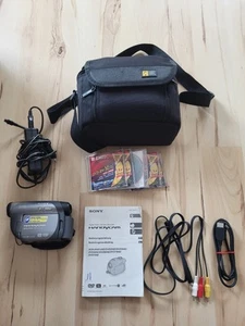 Sony Handycam DCR-DVD205 Defekt ❗️Camcorder mit Zubehör Videokamera Kamera - Foto 1 di 8