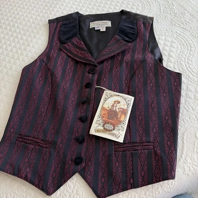 VTG Wah Maker Frontier Nighthawk Paisley Vest Metal Button Pockets Large See Pic - Image 1 of 4