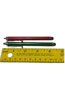 Paire de mini stylet écran tactile rouge et vert - Photo 1 sur 2