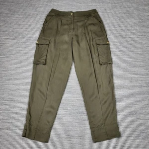 ME+EM Cargohose Hose Damen 10 Khaki Grün Ankle Grazer Tapered Leg - Bild 1 von 10