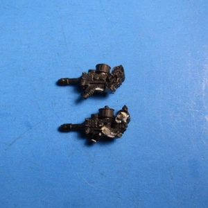 GW Warhammer 40k 2nd Ed Era Ork Heavy Weapon Bits x2 OOP Metal d04 - Picture 1 of 1