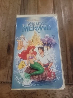 Disney The Little Mermaid VHS, 1989 Banned Cover, Rare - Image 1 of 4