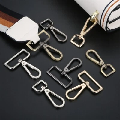 5pc DIY Metal Lobster Clasps Swivel Trigger Clips Snap Lanyard Hook Key Bag Ring - Image 1 of 4