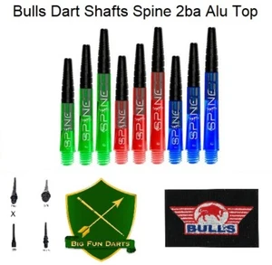 Spine Dart Shafts Alu Top Darts Schäfte 32mm Ultra Kurz 2ba wie Nitrotech/Vecta - Bild 1 von 6