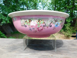 "GIANT Wilkinson England Staffordshire dekorative Schüssel Blumendesign 15 5/8"" x 5" - Bild 1 von 7