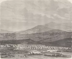 RUMÄNIEN. Livadzeli, Ein Bergbaudorf in Siebenbürgen 1893 alter antiker Druck - Bild 1 von 1