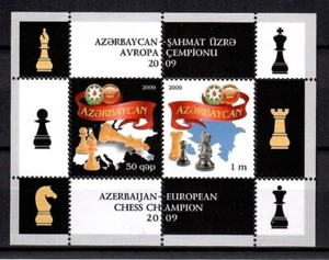 Azerbaijan 2009 * European Chess Champion(Map) * S/SHEET * MNH - Picture 1 of 2
