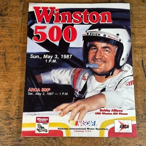Programma NASCAR Winston 500 Talladega 1987 prima vittoria di Davey Allison - Foto 1 di 5