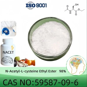 Polvo de éster etílico N-acetil-L-cisterona, NACET 98 % min, 10 g, 100 g CAS 59587-09-6 - Imagen 1 de 5