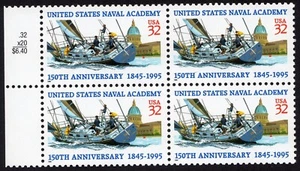 Scott #3001 Naval Academy (Annapolis, MD) Block of 4 Stamps - MNH - Picture 1 of 1