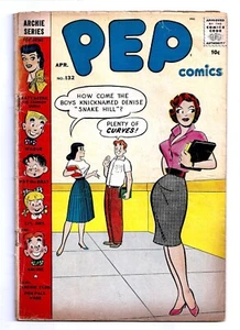 PEP COMICS # 132 IN SEHR GUTEM ZUSTAND + 4,5 1959 SCHLÜSSELANSPIELUNGEN GOLDEN AGE ARCHIE - Bild 1 von 2