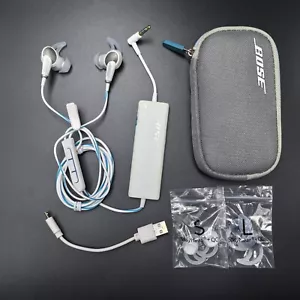 Bose QuietComfort 20 QC20 Noise Cancelling Headphones In-Ear White For Android - Picture 1 of 8