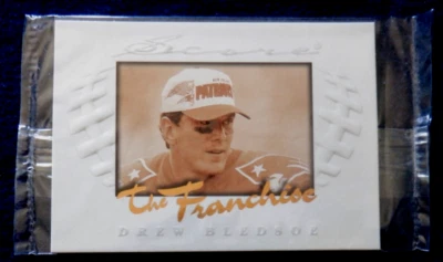 Score NFL sample The Franchise card 4 of 16 1997, Drew Bledsoe - Image 1 of 2