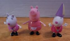 Peppa Pig Toys Figurines ABD Ltd Jazwares 2003 Mommy & Suzy Sheep Lot Of 3
