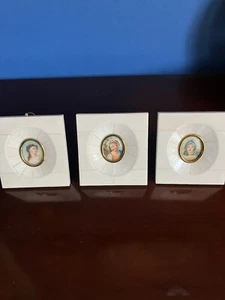 3 Beautiful Miniature Paintings From Italy - Picture 1 of 8