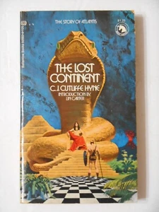 The Lost Continent by C. J. Cutliffe Hyne (Ballantine AF, 1972) pb 1st printing - Picture 1 of 4