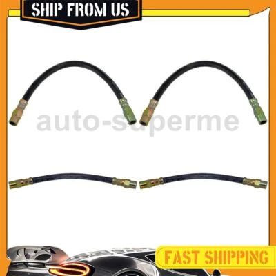 Front Rear Kit Brake Hose Line Dorman 4PCS For BMW 528i 1979-1981 - Image 1 of 4