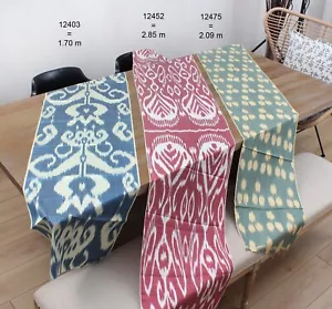 Ikat Fabric Set of 3 pcs 6.64 meters Brand New Fast Shipment 12403-12452-12475 - Picture 1 of 21