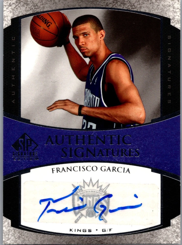 2005-06 SP Signature Edition Francisco Garcia Rookie Auto RC #24/25 - Image 1 of 2