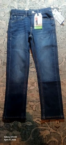 Boys Levis 511 Slim Fit Jeans Size 7 Stretch Eco Performance Blue Denim $42 MSRP - Picture 1 of 2