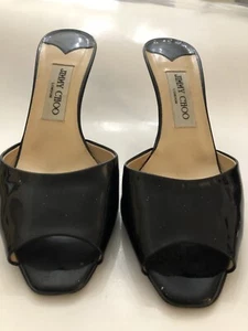 Jimmy Choo Black Patten Size 8.5 Womens Shoe - Picture 1 of 7