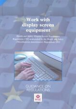 Work with display screen equipment: Health ... by Health and Safety Ex Paperback