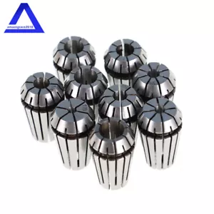 9Pcs ER16 1/8 - 3/8" Spring Collet For CNC Milling Lathe Tool Engraving Machine - Picture 1 of 11